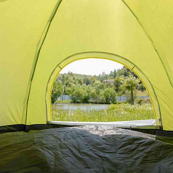 Lugi Намет кемпінговий 2 на 2 метри автоматичний для риболовлі походу туристичний LU-019M Салат Коломыя