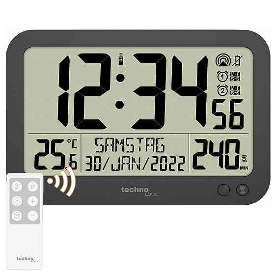 Годинник настінний Technoline WS8026 Black (WS8026) Київ