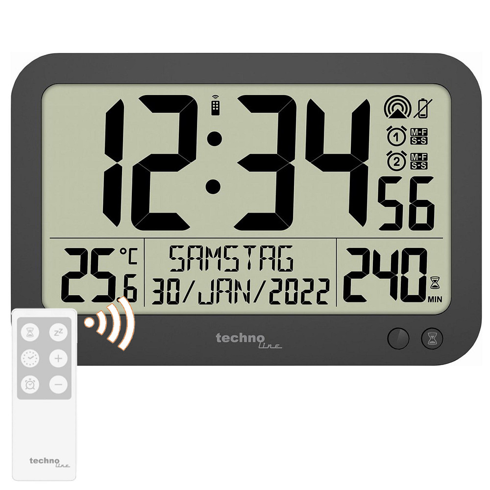 Годинник настінний Technoline WS8026 Black (WS8026) Київ - фото 4