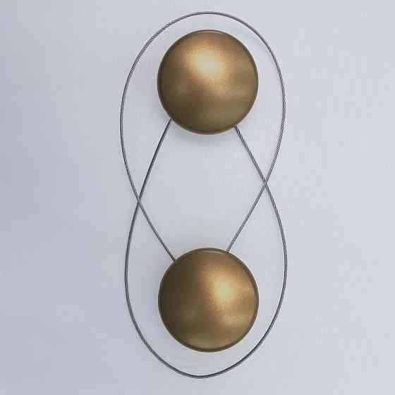 Магниты для штор и гардин Круг 2 шт Бронзовый (81-287) Киев