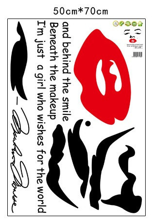 Наклейка на стену Мэрелин Монро Киев - изображение 3