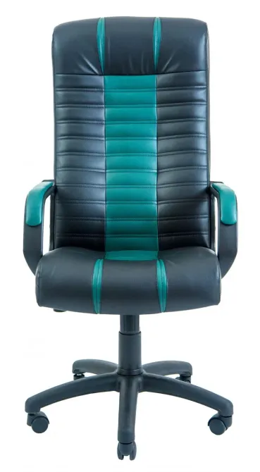 Офісне Крісло Керівника Richman Atlant Skaden Підлокітник Річ Пластік М3 MultiBlock Чорно-зелений Київ - фото 2