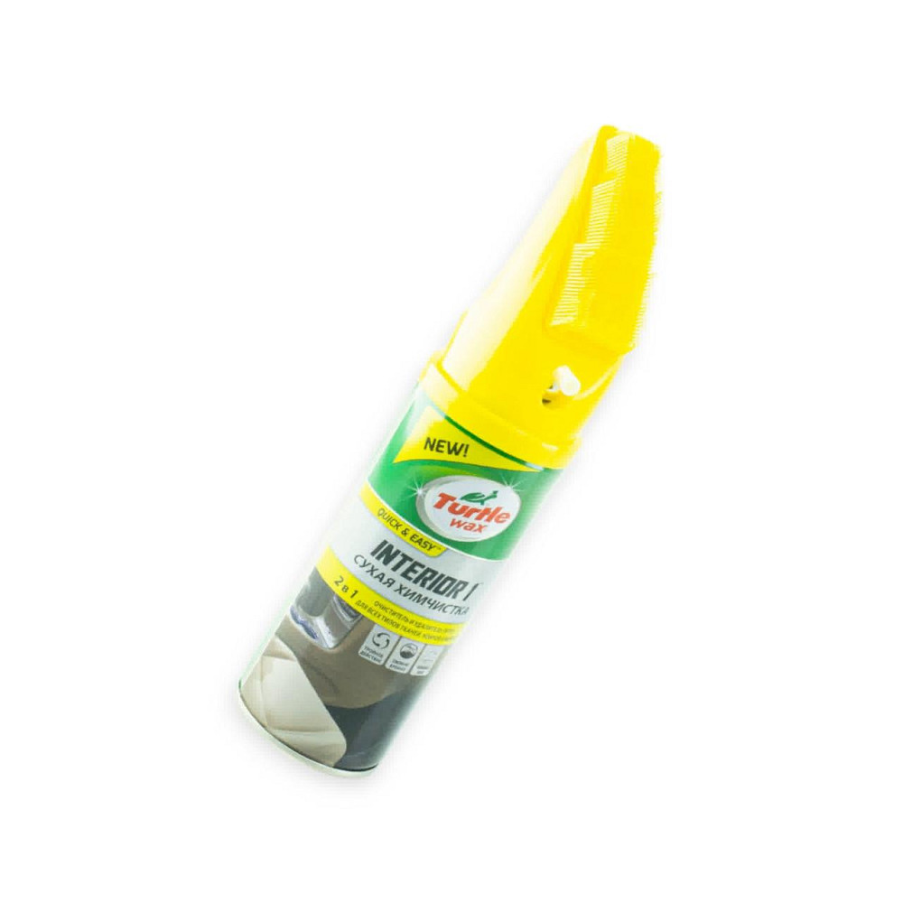 Очищувач салону Turtle Wax Інтер'єр 1 суха хімчистка із щіткою (400мл) Мукачево - фото 1