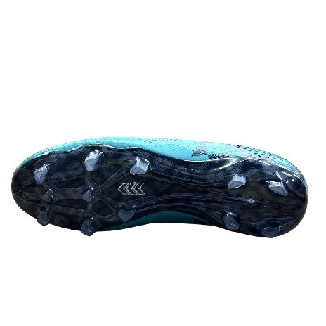 Бутси (копи) для футболу дорослі DMB24143-2 black-cyan р. 41-45 Вишневе - фото 2