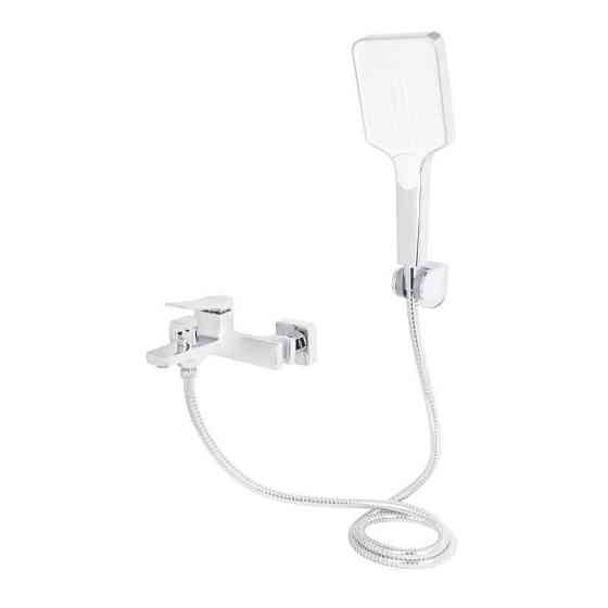 Смеситель для ванны Qtap Nando с душевым гарнитуром QTNAN259CRM48651 Chrome Киев
