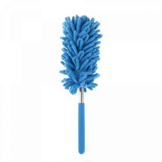 Щетка для уборки пыли пипидастр телескопическая (голубая) Винница