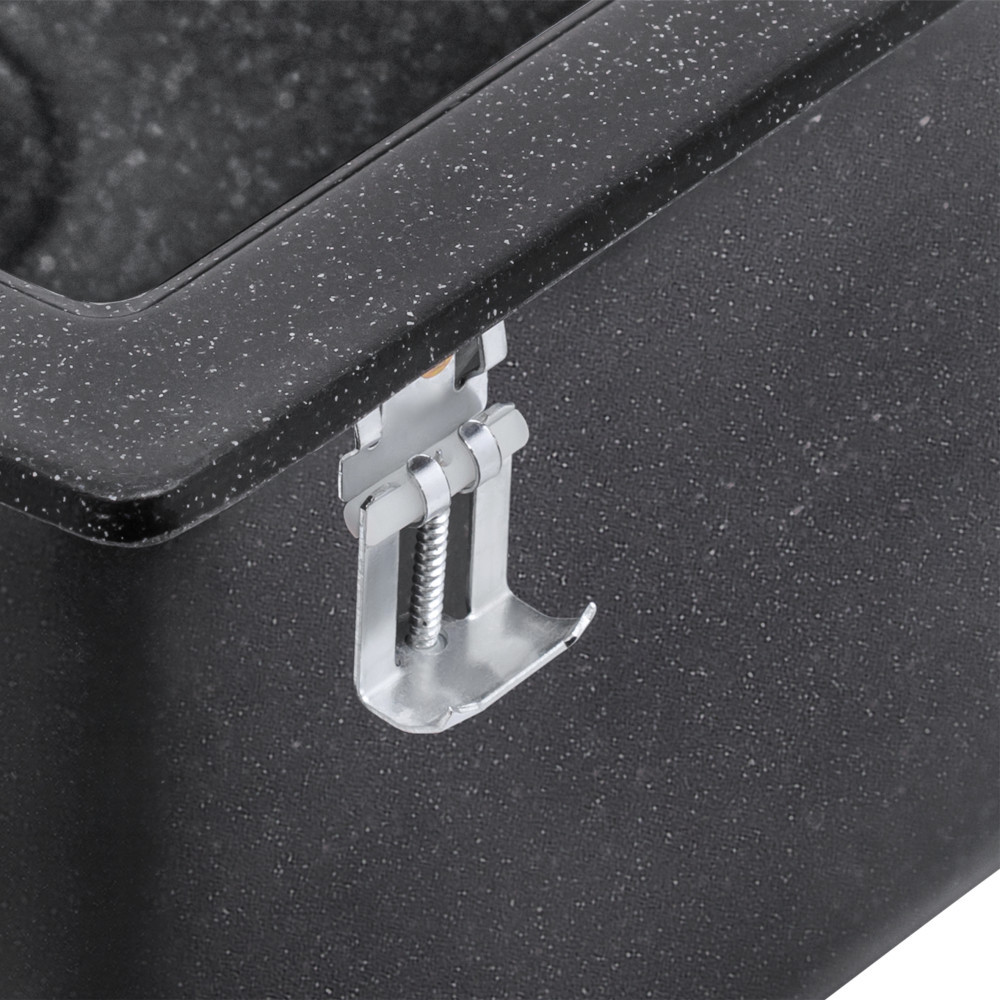 Кухонна мийка Lidz 460х515/200 BLA-03 (LIDZBLA03460515200) Київ - фото 6