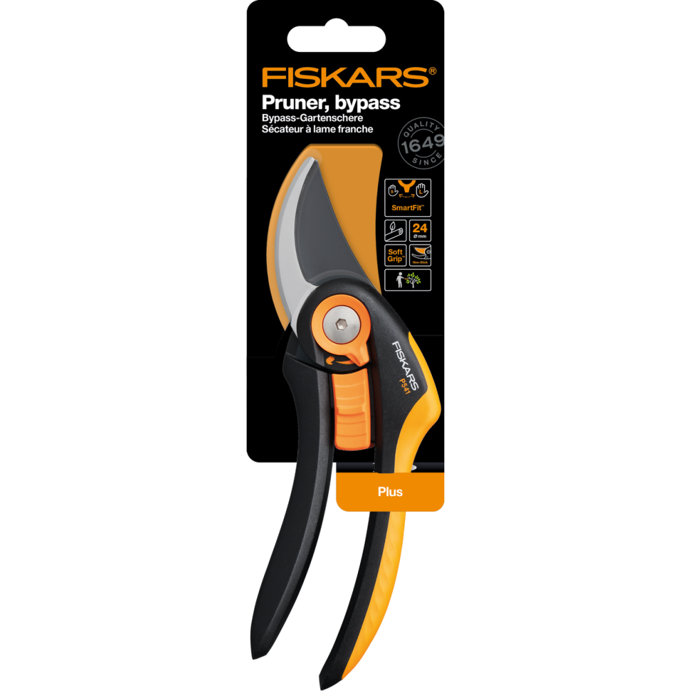 Площинний секатор 26.5 см Fiskars "PlusTM P541" (1057169) Нержавіюча сталь Нововолинськ - фото 4