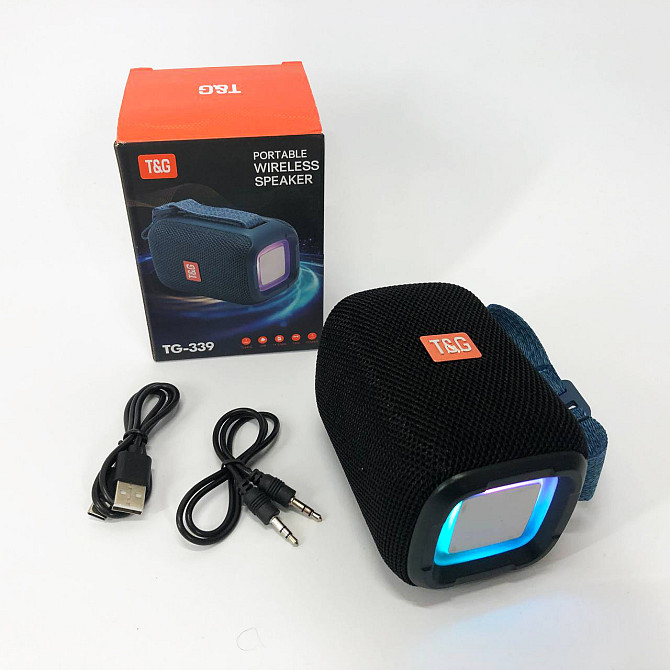 Колонка з подсвечиванием портативная TG339, Bluetooth колонка с освещением bluetooth бюджетная KN-89 Львов - изображение 13