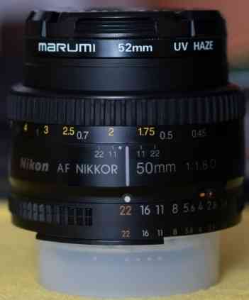 Об'єктив Nikon AF FX Nikkor 50 mm f/1.8D + фільтр Київ