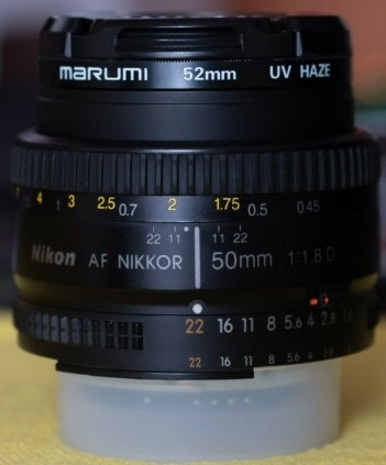 Об'єктив Nikon AF FX Nikkor 50 mm f/1.8D + фільтр Київ - фото 5