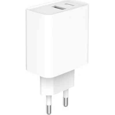 Зарядний пристрій Gembird USB-A + Type-C (PD20W + QC3.0 18W) white (TA-UC-PDQC20-01-W) Вінниця