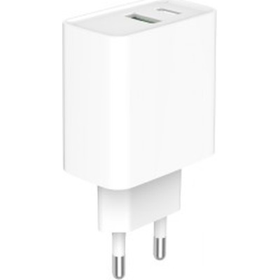 Зарядний пристрій Gembird USB-A + Type-C (PD20W + QC3.0 18W) white (TA-UC-PDQC20-01-W) Вінниця - фото 3
