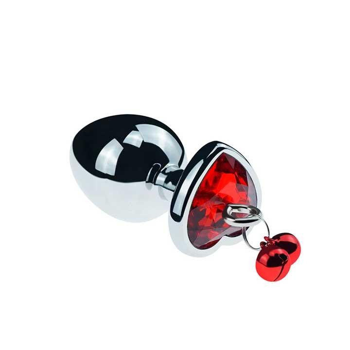 Набор металлических анальных пробок с поводком и сердечком Art of Sex Metal Anal Plug – Анальные игрушки Винница - изображение 5