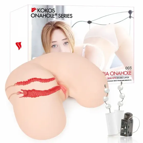Мастурбатор Kokos 003 Maria ONAHOLE Real Hips 2WayPlus з функцією масажу та вібрацією Львів