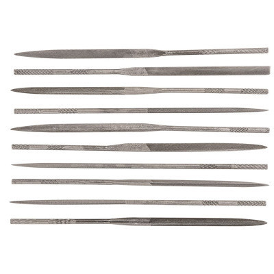 Набір напилків Topex игольчатые по металлу, набор 10 шт. (06A020) Вінниця - фото 1