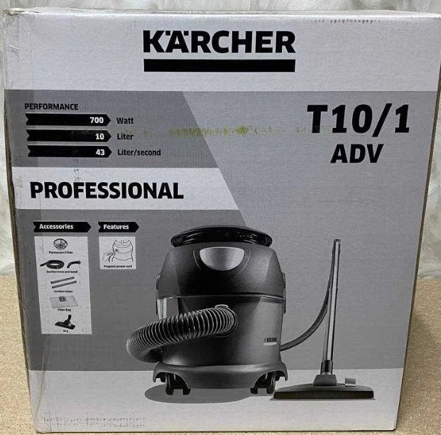 Профессиональный Пылесос: Karcher T 10/1 ADV (1.527- 154.0) Новый ! Киев - изображение 1