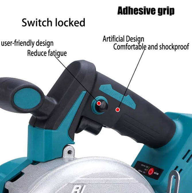 Пила дискова акумуляторна на 10 вузлів 9715 Винница - изображение 5