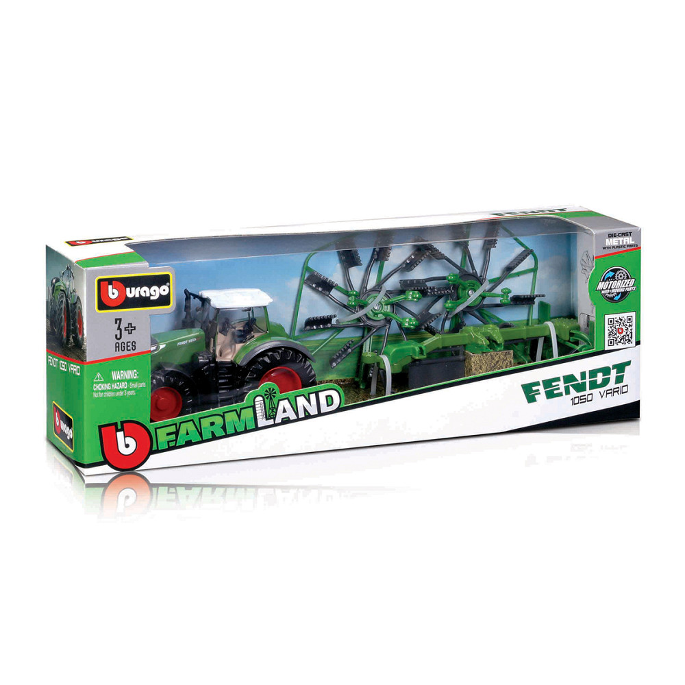 Модель - Трактор Fendt 1050 Vario з роторними валковими граблями Днепр - изображение 9