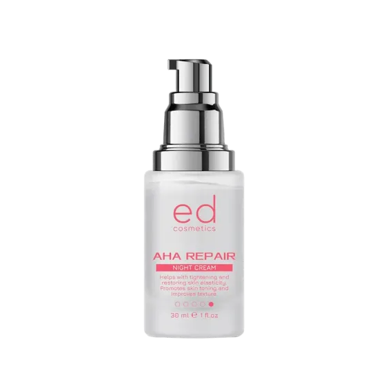Ночной крем для лица с AHA-кислотами AHA REPAIR NIGHT CREAM ED Cosmetics, 30 мл Днепр
