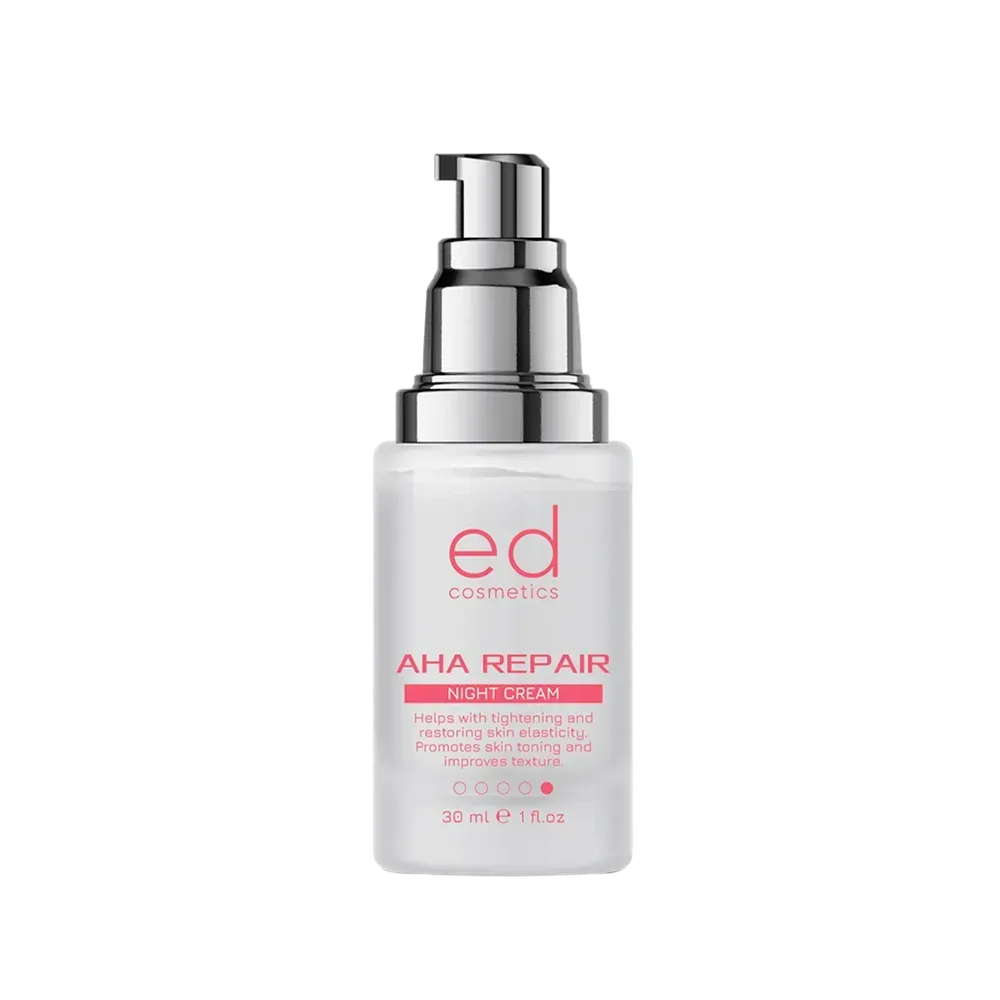 Ночной крем для лица с AHA-кислотами AHA REPAIR NIGHT CREAM ED Cosmetics, 30 мл Днепр - изображение 1