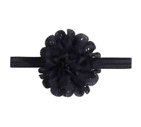 Детская повязка на голову для новороженных one size черный Киев