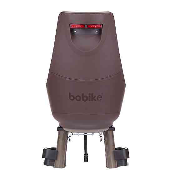 Детское велокресло Bobike Exclusive maxi Plus Carrier LED / Toffee Brown Киев