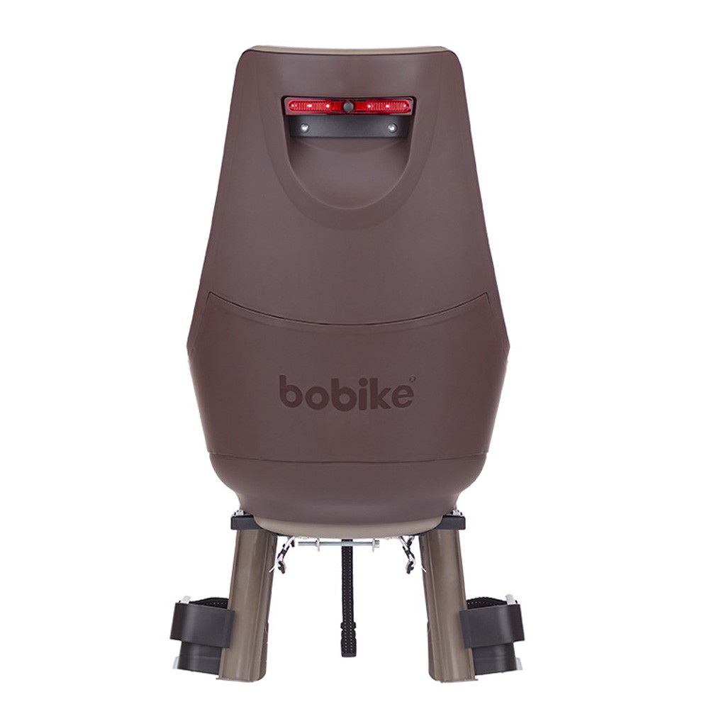 Детское велокресло Bobike Exclusive maxi Plus Carrier LED / Toffee Brown Київ - фото 5