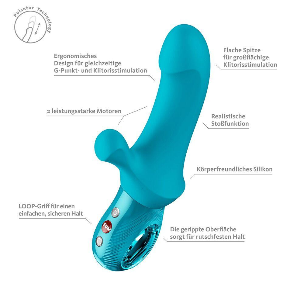 Пульсатор Fun Factory Bi Stronic Curve Aquamarine Sex Aura Київ - фото 8