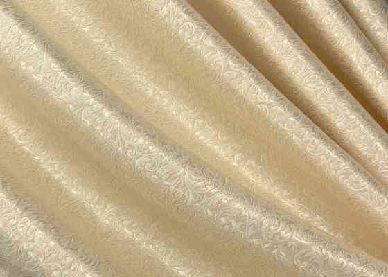 Комплект готовых штор VR-Textil Жаккард № 1727ш Кремовый 150х285 см 2 шт (33-0649) Киев