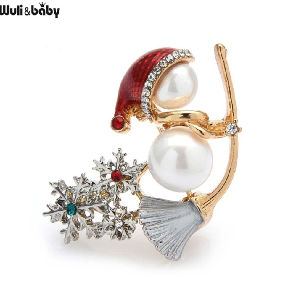 Брошка "Сніговичок" №1 Сміла - фото 3