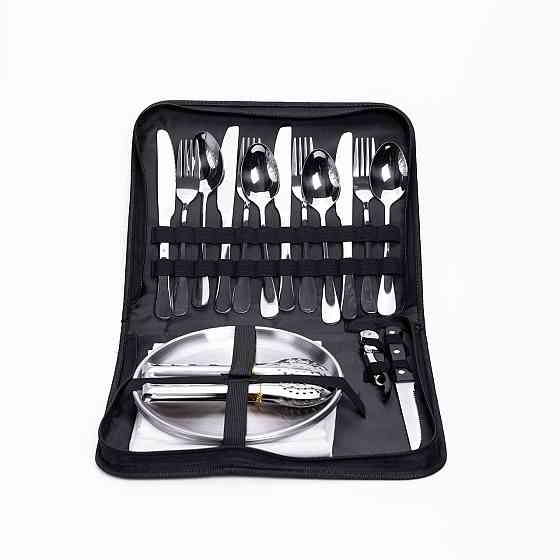 Lugi Набір посуду для пікніка на 4 особи 24 предмети Сріблястий HP-21-1 Киев