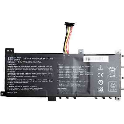 Аккумулятор для ноутбука ASUS V451L (B41N1304) 14.4V 2600mAh PowerPlant (NB431403) Винница