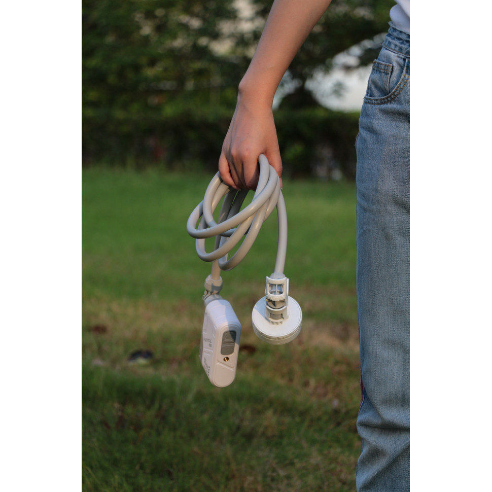 Душ портативний з насосом на акумуляторі Flextail Max Shower із чохлом, білий Київ - фото 15