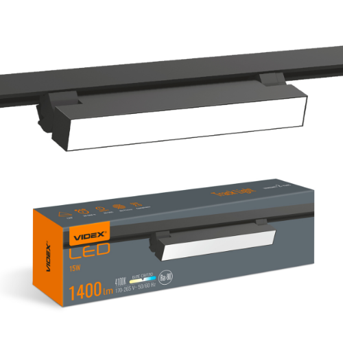 LED Світильник трековий 15W 4100К 220V VL-TR05-154B Videx Житомир