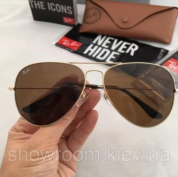 Чоловічі сонцезахисні окуляри RAY BAN 3025, 3026 aviator (2916) Київ - фото 2