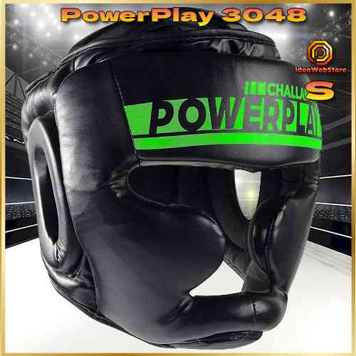 Шолом для боксу з повним захистом закритий тренувальний чорний PowerPlay 3048 розмір S Київ