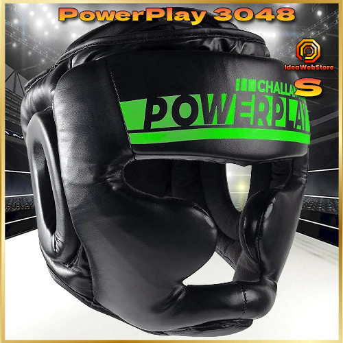 Шолом для боксу з повним захистом закритий тренувальний чорний PowerPlay 3048 розмір S Київ - фото 1