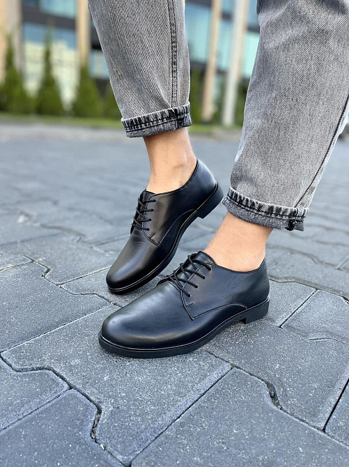 Туфлі жіночі RONE чорні натуральна шкіра 37р.-24см. 38р.-24.5см. (ST 1012) Коломия - фото 9