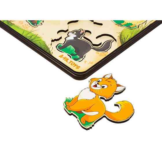 Деревянный пазл-вкладыш 