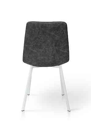 Стілець Чілі (квадрат) білий/ сіра стальRU-07 Киев