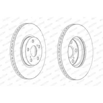 Тормозной диск FERODO DDF1865C Винница