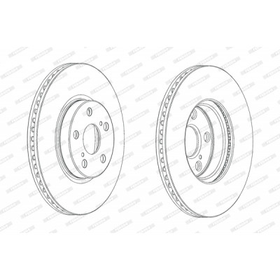 Тормозной диск FERODO DDF1865C Винница - изображение 1