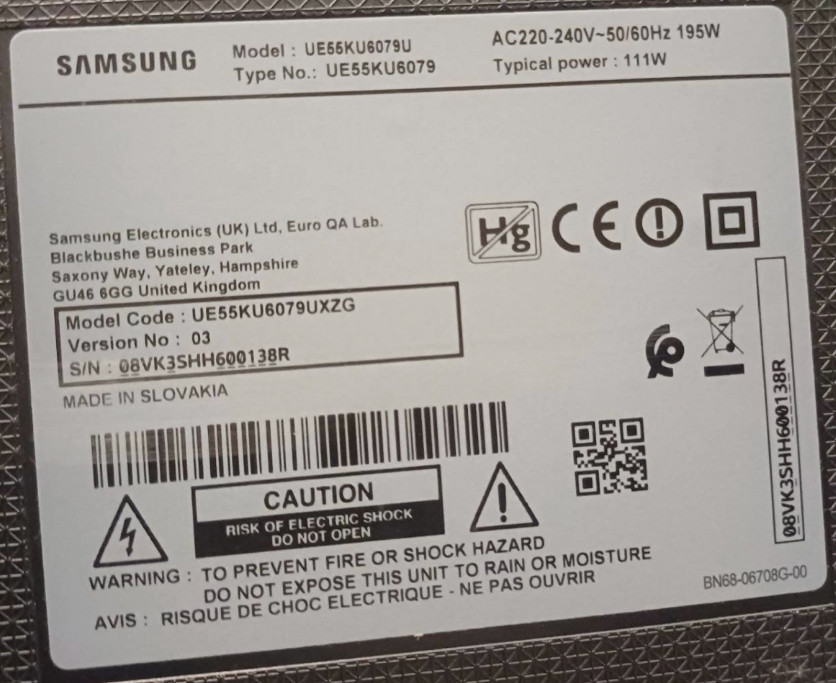 Телевізор Samsung UE55KU6079U з Німеччини. Харків - фото 1