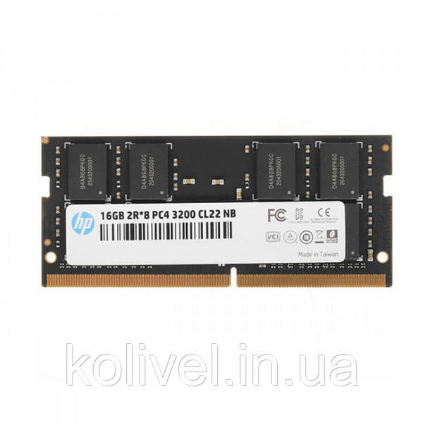 SoDIMM 16Gb DDR4 3200MHz HP S1, Retail (2E2M7AA) Київ - фото 1