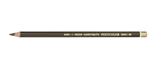 Олівець художній "Kooh-i-Noor" POLYCOLOR 3800/68 burnt umber/умбра палена, шт Київ