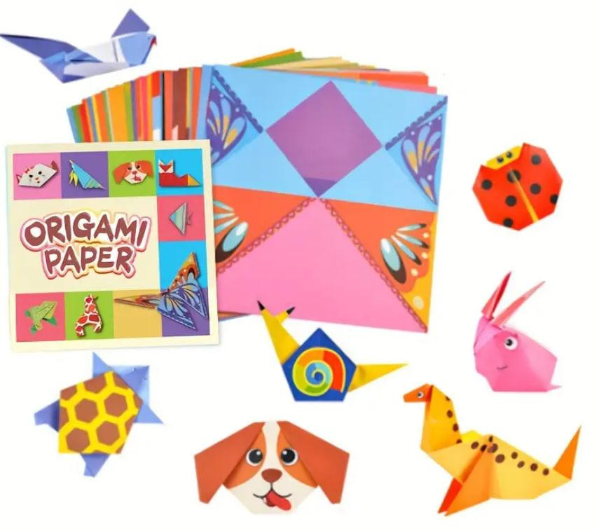 Набор бумаги для оригами с узорами – 54 листа (27 дизайнов) Киев - изображение 1