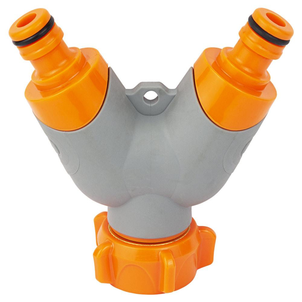 Кран распределительный с адаптерами ½