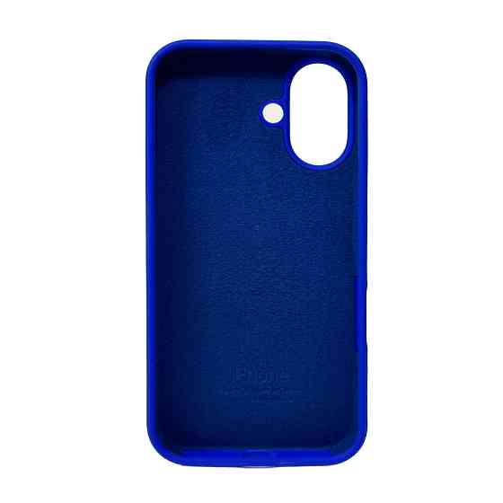 Чохол Silicone Full Case для iPhone 16, Синій Київ