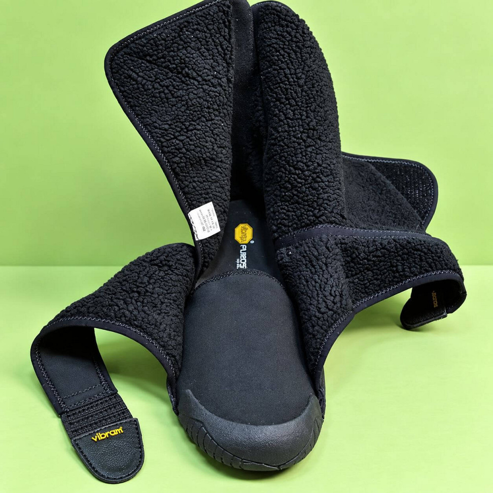 Ботинки чёрные Furoshiki Vibram С мехом средней высоты, размер 40-41 Киев - изображение 1